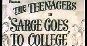 The Teenagers with Les Paul 1947 "Sarge Goes to College" film short