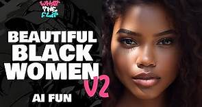 Beautiful Black Women (AI Art) v2