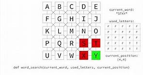 014 - Boggle (Writing a Boggle Solver)