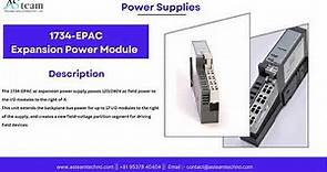 Allen Bradley Power Supplies 1734-EPAC, 1734-EP24DC