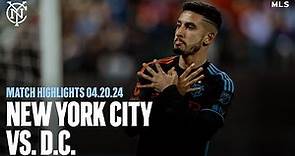 Match Highlights | New York City FC 2-0 D.C. United