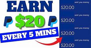 Earn $20 Every 5 Mins Into Your PayPal (Earn PayPal Money For Beginners 2024)