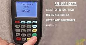 How to Sell a Ticket with Tap50:50 Raffle Terminal