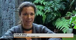 Karla Díaz permaneció sepultada durante dos horas en el edificio colapsado en Balsas 18