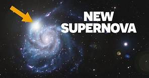 I took a picture of the bright new SUPERNOVA!