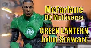 DC Multiverse | Green Lantern John Stewart | DC Rebirth | Unboxing & Review | McFarlane Toys