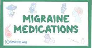 Migraine medications ~pharmacology~