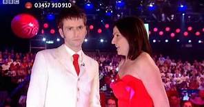 David Tennant Kisses Davina McCall - Red Nose Day 2009 - Comic Relief - BBC