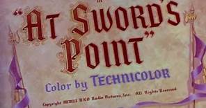 At Sword's Point (1952) title sequence