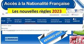 Nouvelle plate-forme, NATALI, Comment Demander la Nationalité Française par voie dématérialisée