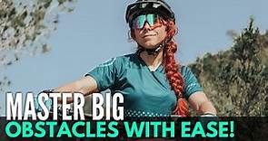 MTB-Skills-Tutorial: How to get UP and OVER big rocks or obstacles