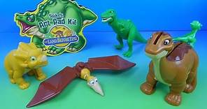 2003 THE LAND BEFORE TIME SET OF 5 WENDY'S COLLECTION MEAL TOYS VIDEO REVIEW