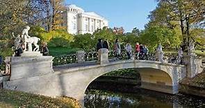 Pavlovsk Park ~ Golden Autumn 4K60fps Walking Tour ~ Saint Petersburg Russia