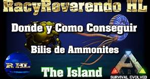✅ARK - Como Conseguir (Bilis de Ammonites) en The Island - Ark: Survival Evolved🌏
