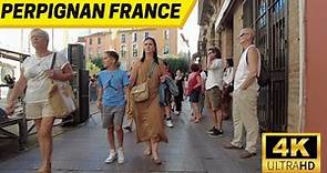 Perpignan France 🇫🇷 Walking Tour【4K, 60fps】جولة في مدينة بربنية فرنسا