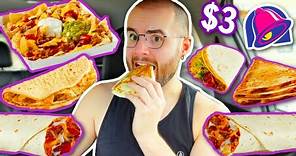 Trying Taco Bell’s NEW $3 Value Menu for 24 HOURS!