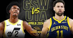 Golden State Warriors vs Utah Jazz Full Game Highlights | April 7, 2024 | FreeDawkins