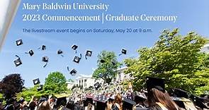 Mary Baldwin University: Graduate Student Commencement 2023