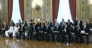 Juran sus cargos los nuevos miembros del Gobierno italiano