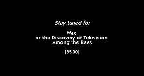 Wax or the DIscovery of Television Among the Bees [85:00, 1991]