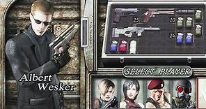 Resident Evil 4 (PS4 1080p 60fps) - The Mercenaries - Albert Wesker (All Stages)