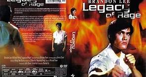 1986 Legacy Of Rage DVD Original BRANDON LEE