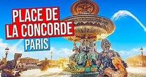 PLACE de la CONCORDE - PARIS in AUTUMN 4K
