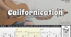 Californication - Red Hot Chili Peppers | Fingerstyle Guitar | TAB + Chords + Lyrics