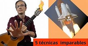 5 técnicas de guitarra española imparables