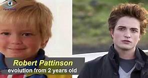 Robert Pattinson - from 2 to 31 years old