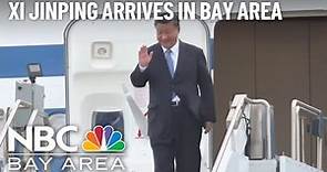 Chinese President Xi Jinping arrives in San Francisco