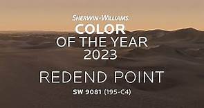 Sherwin-Williams 2023 Color of the Year - Redend Point