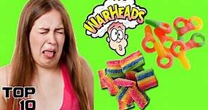 Top 10 Most Sour Candies Of All Time