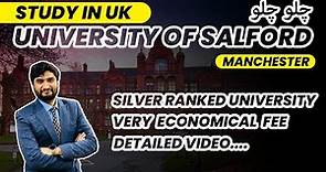 University of Salford | Economical Fee | Low Eligibility Criteria | UNIVERSITY IN MANCHESTER