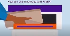 How to ship a package with FedEx