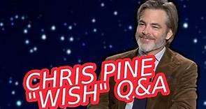 Chris Pine On His Singing In 'Wish' & His First Disney Crush