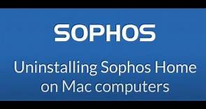 Uninstall Sophos Home MacOS