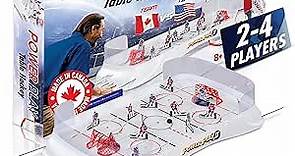 TOP SHELF Table Hockey Game 36" x 17" Table Games for Adults and Family - Board Game Table Bubble Dome Rod Hockey Table - Arcade Table Toys Ice Hockey Gift - All Parts Included, 2-4 Players