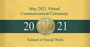 School of Social Work - May 2021 Virtual Commencement - Wayne State University