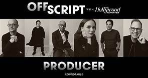Christine Vachon, Ed Guiney, George C. Wolfe, Natalie Portman, Scott Sanders and Tom Ackerley at The THR Producers Roundtable | Off Script With The Hollywood Reporter