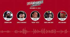 SPEAK FOR YOURSELF Audio Podcast (11.12.18)with Marcellus Wiley, Jason Whitlock | SPEAK FOR YOURSELF