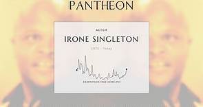 IronE Singleton Biography - American actor (born 1975)
