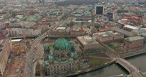 Vista aérea de la catedral de Berlín