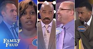 ALL-TIME GREATEST MOMENTS in Family Feud history!!! | Part 1 | The Top 5 CRAZIEST answers EVER!!!
