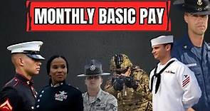 U.S. MILITARY MONTHLY BASIC PAY 2022