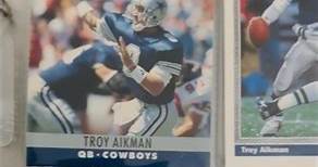 DALLAS COWBOYS - Troy Aikman Football Cards #dallascowboys