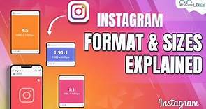 Instagram Post Size & Formats: Photos, Stories, IGTV Video - Explained