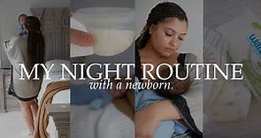 MY NIGHT ROUTINE WITH A NEWBORN| spend a full night w/ me + nursing + diaper changes + our routine