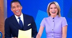 GMA Co-Hosts T.J. Holmes and Amy Robach Joke About GREAT WEEK