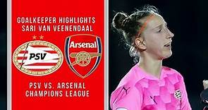 Goalkeeper Highlights | Sari van Veenendaal vs Arsenal | PSV